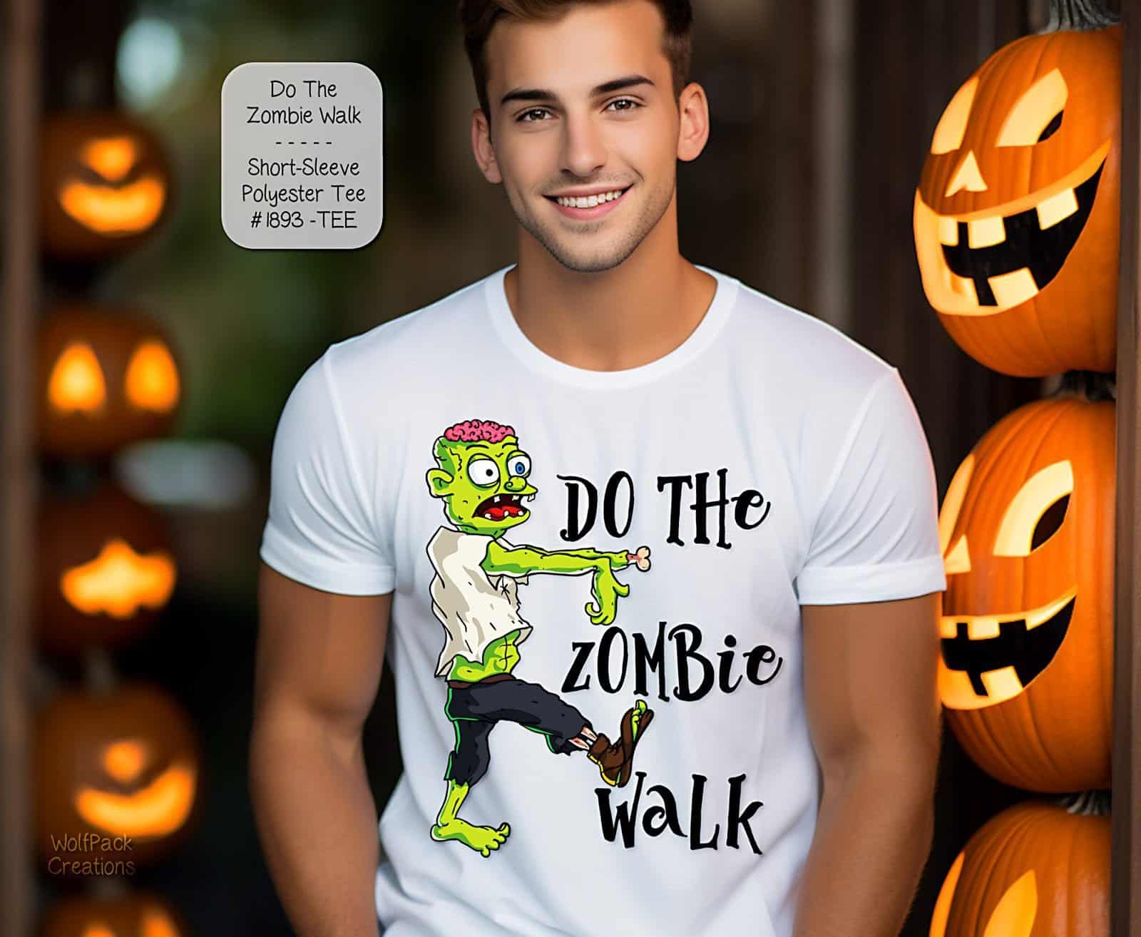 Zombie-Themed Short Sleeve Shirt: A Halloween Essential