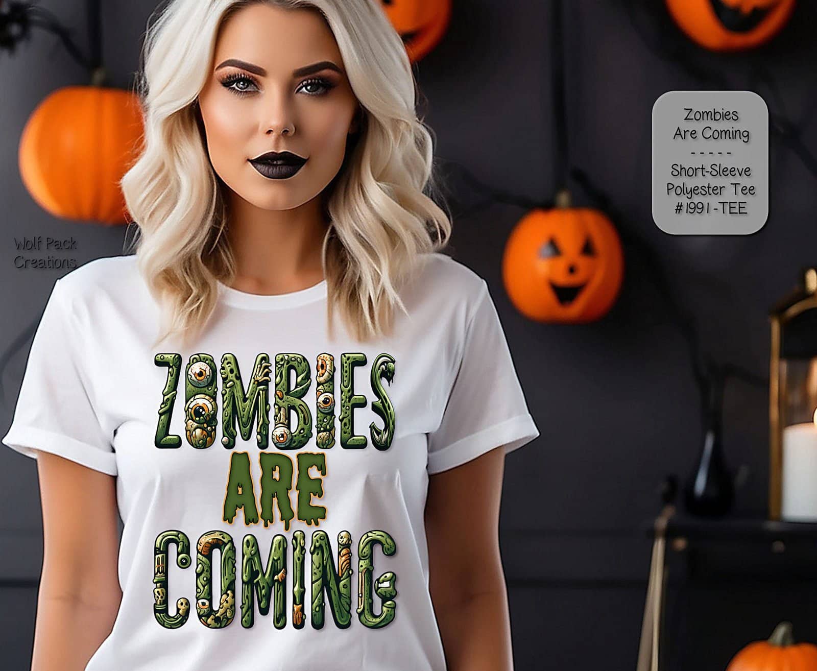 Zombie-Themed Short Sleeve Shirt: A Halloween Essential