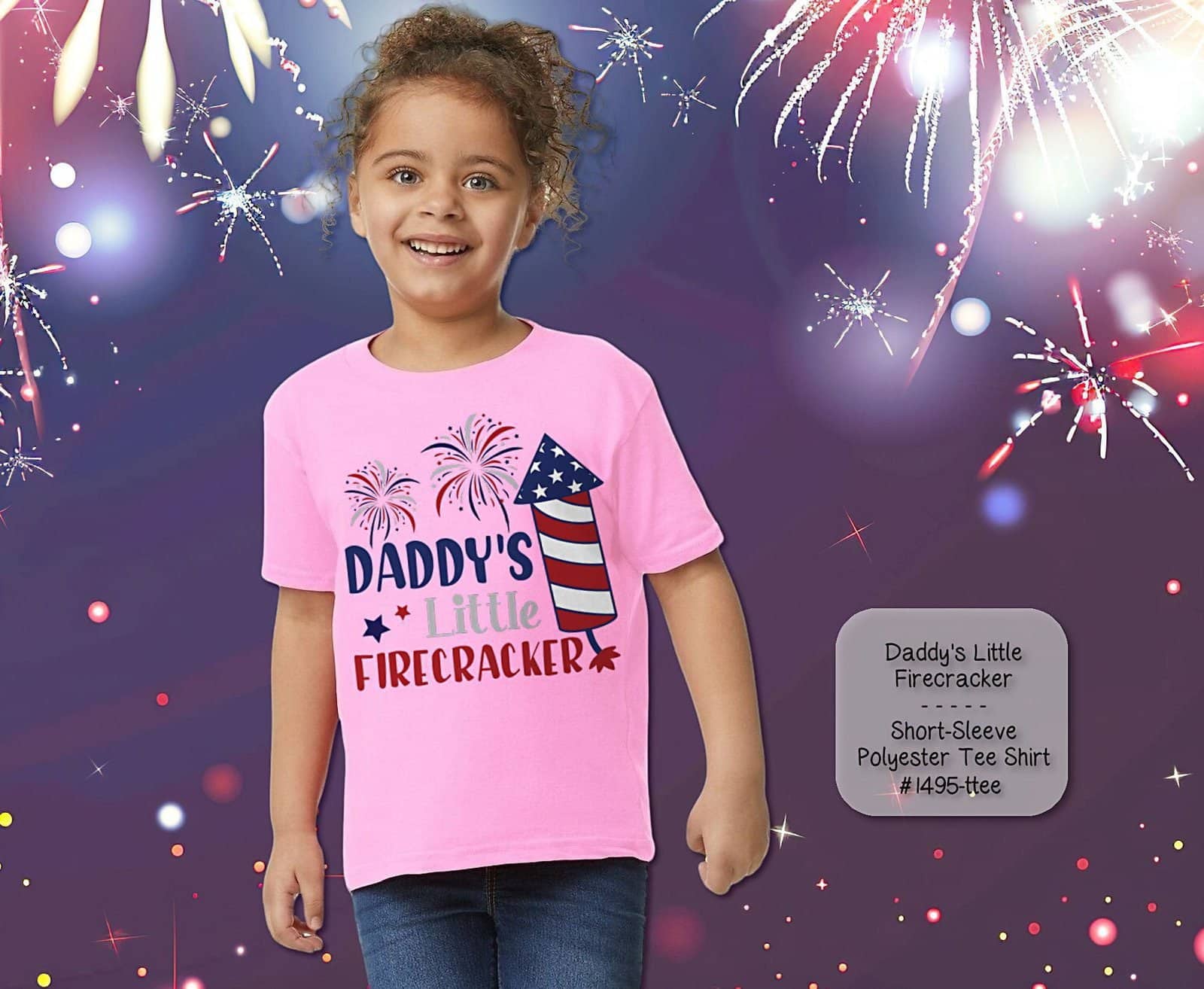 Beautiful Toddler's shirt: Daddy's Little Firecracker