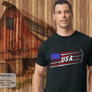 Beautiful Fighter Jets on an American Flag