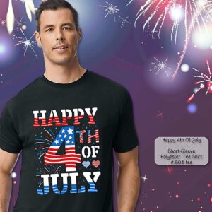 Vibrant Happy 4th of July Shirt