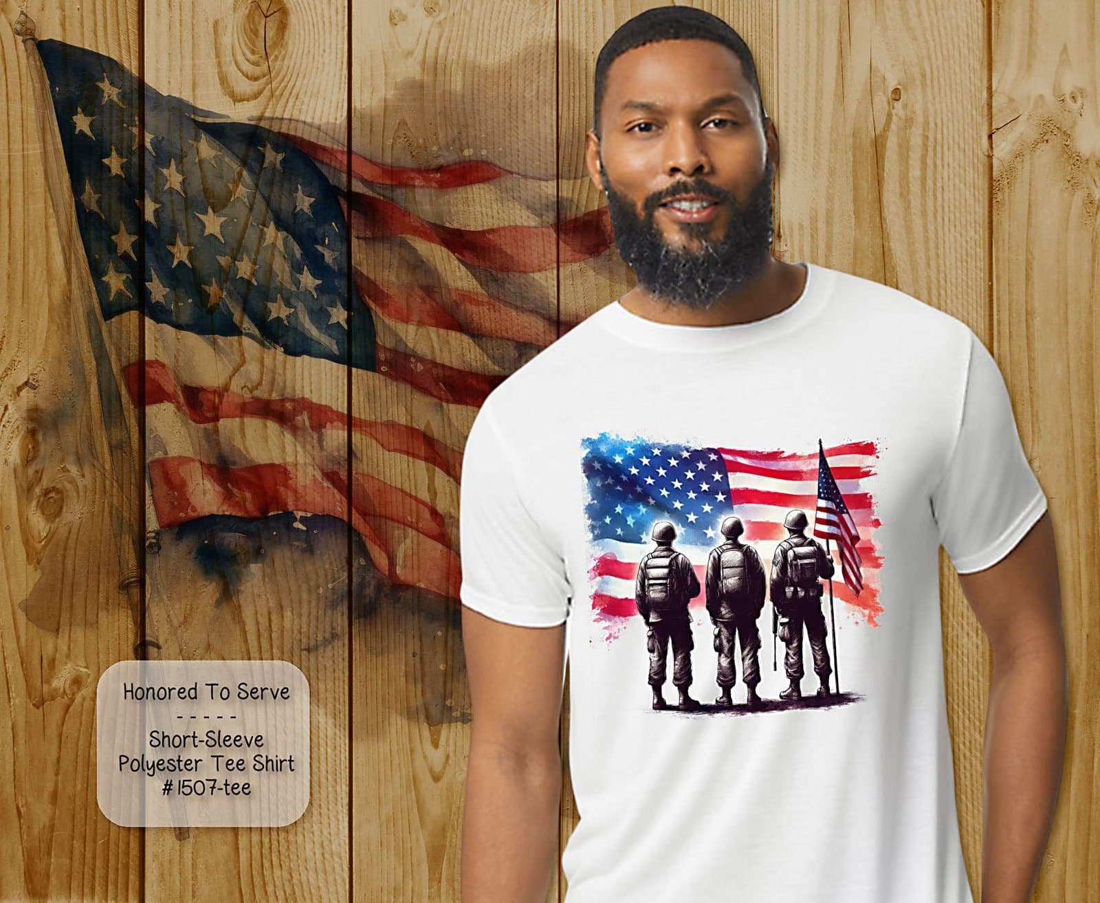 Short Sleeve Shirt: Honored to Serve
