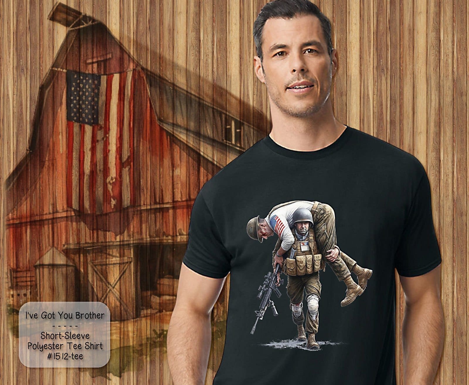 Beautiful Short Sleeve Shirt: I've Got You Brother