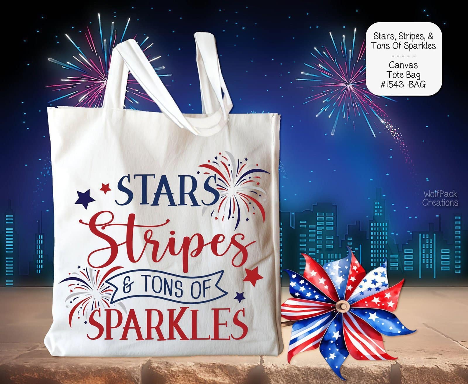Beautiful Tote Bag for any Patriotic Event