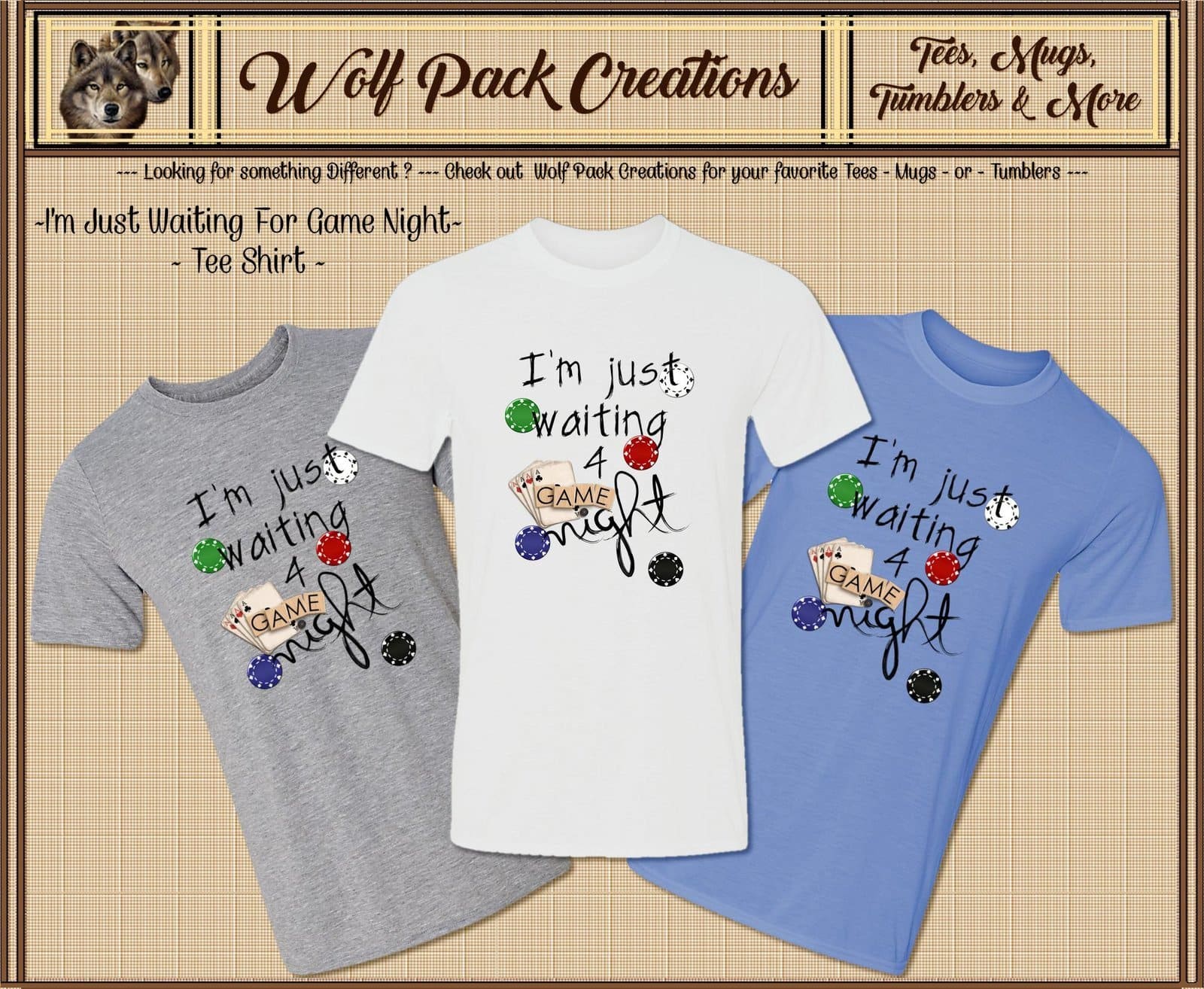 Beautiful Waiting for Game Night Short Sleeve T-Shirt