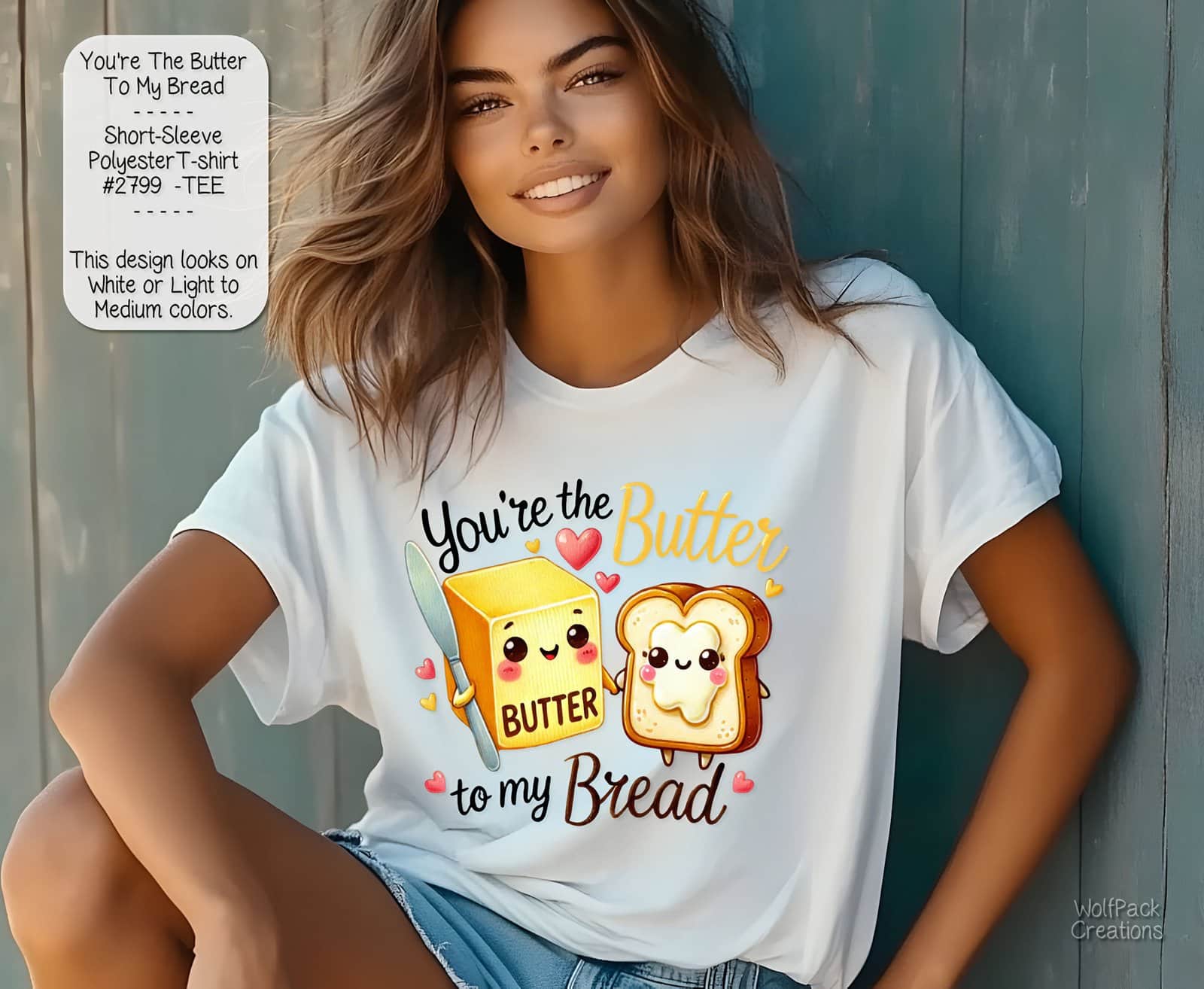 Adorable Butter to My Bread Valentines Shirt