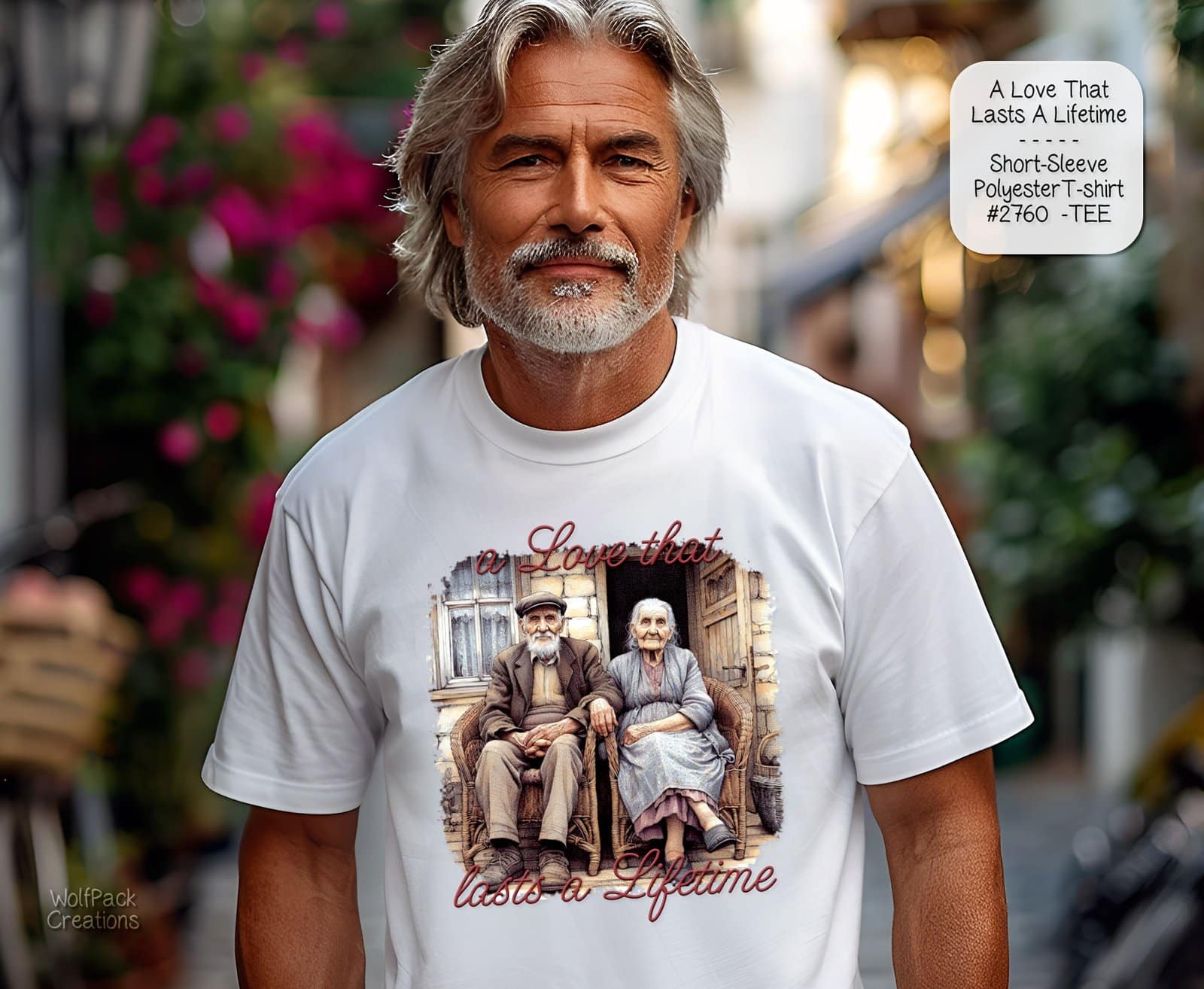 Valentine's Day T-Shirt: Short Sleeve Polyester Shirt for Enduring Love