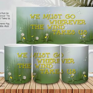 Charming Dandelion Puff Ceramic Coffee Mugs ? Perfect for Every Sip