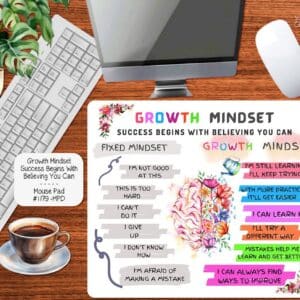 Growth Mindset Mouse Pad