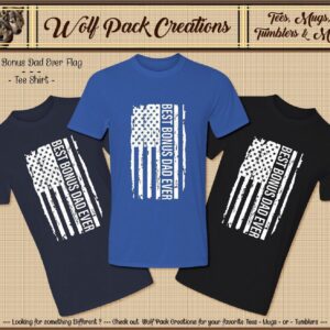 Best Bonus Dad Ever Short Sleeve T-Shirt