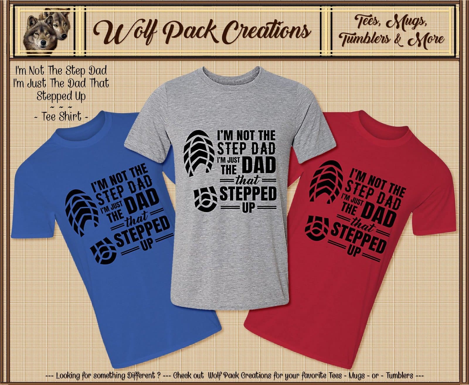Stepdad is a Dad who Stepped Up Short Sleeve T-Shirt