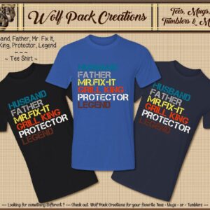 Man's Role on a Short Sleeve T-Shirt