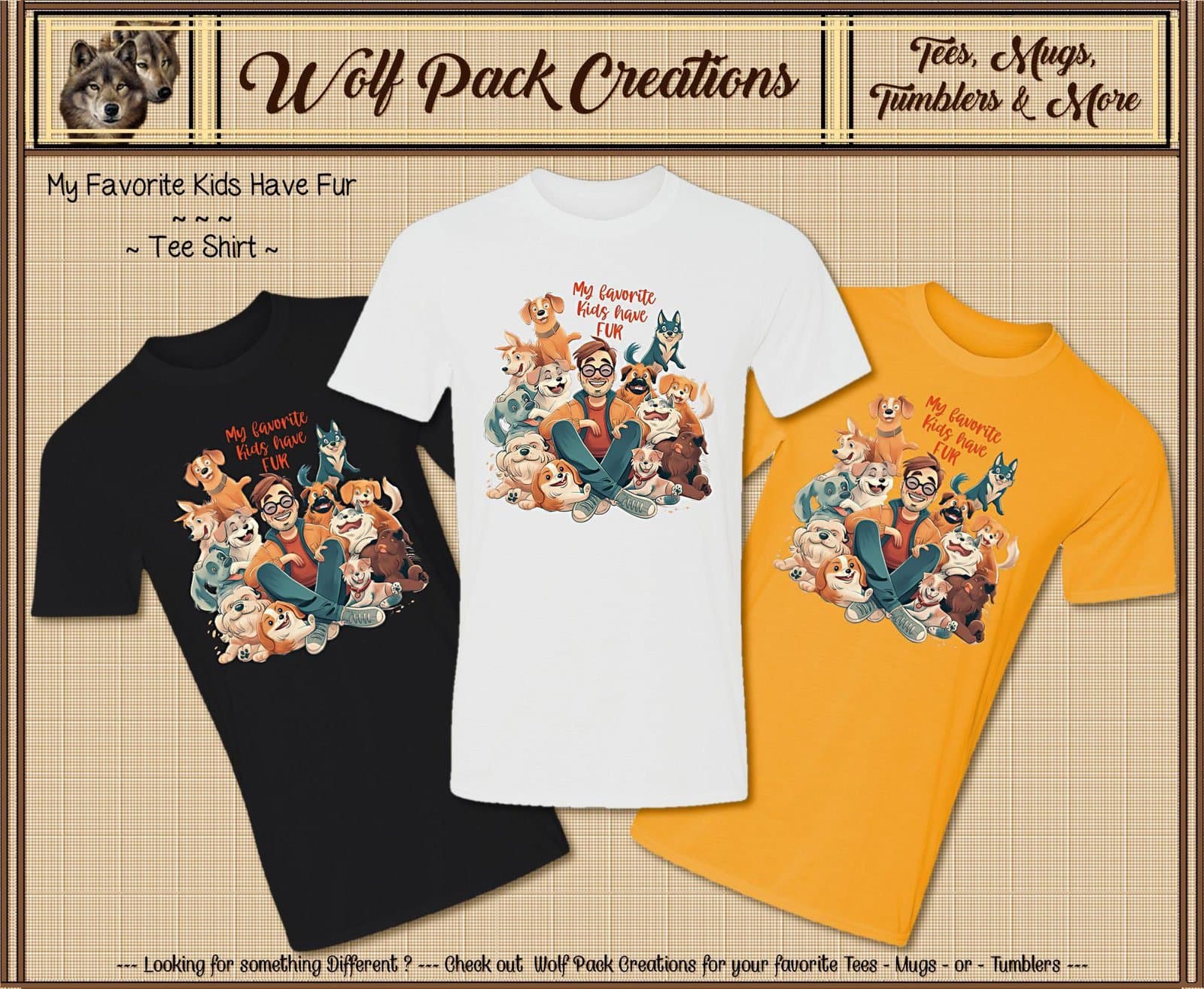 Cool Short Sleeve Shirts for Animal Dads