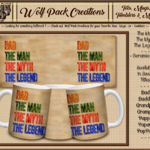 The Man, The Myth, The Legend, Ceramic Mug