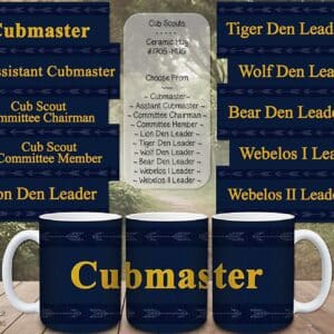 Personalizable Ceramic Mug: Cub Scouts Leaders