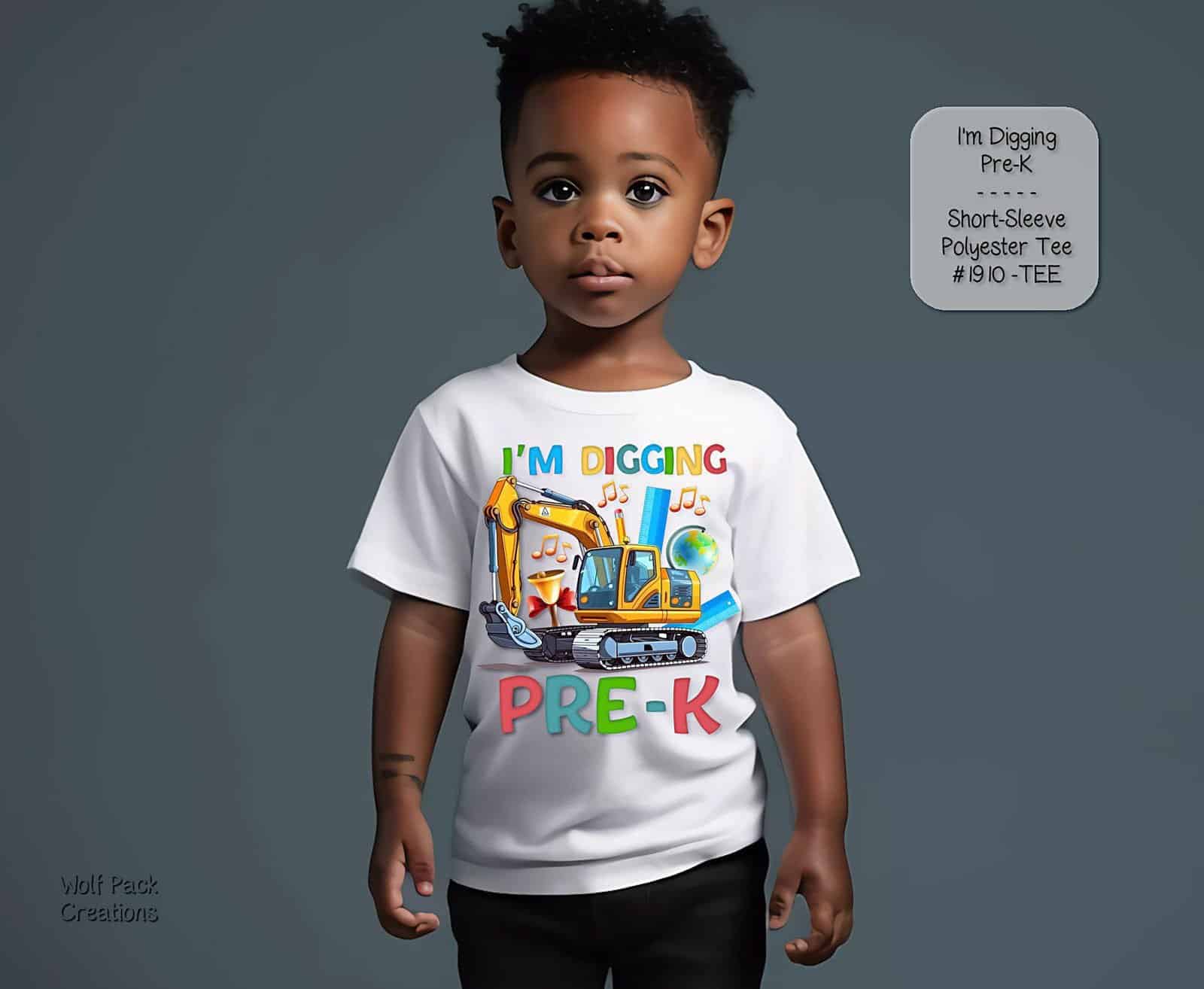 Exciting Going to Pre-K Shirt for Kids