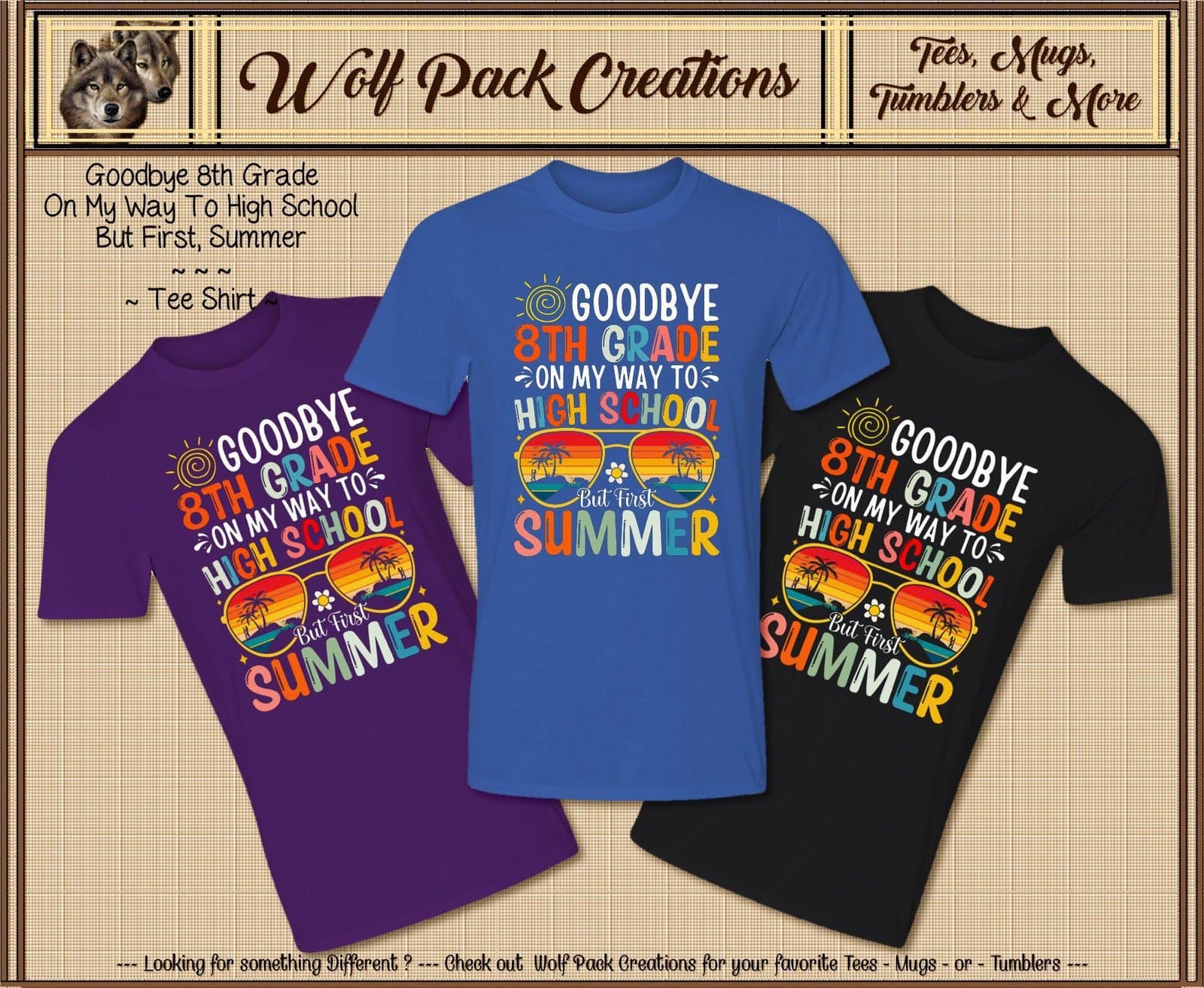 Short Sleeve Shirt for Middle School Graduates
