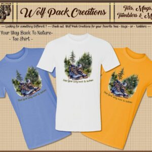 Find Your Way Back to Nature Beautiful Short Sleeve T-Shirt