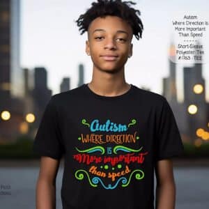 Beautiful Short Sleeve Youth Shirt: Direction More Important than Speed