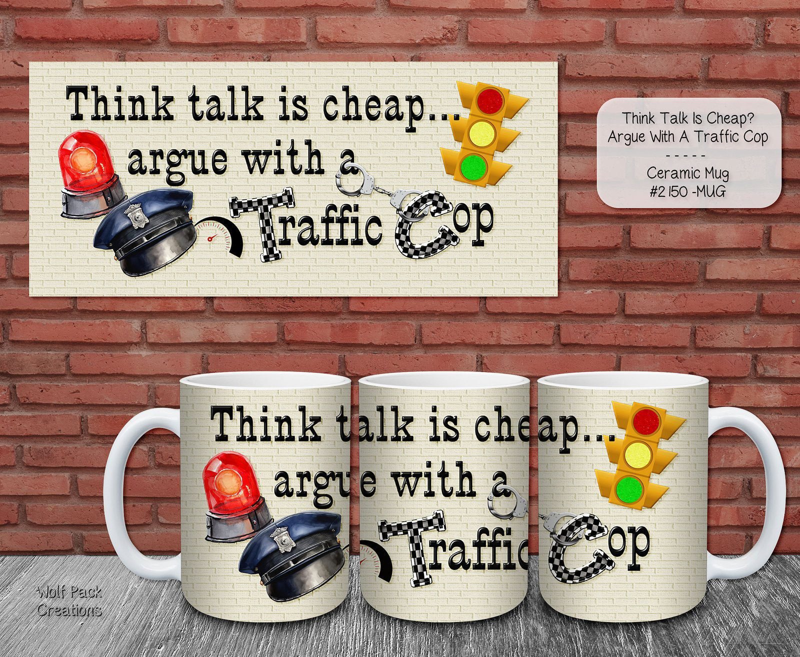 Discover Our Unique Ceramic Coffee Mugs for Traffic Cops