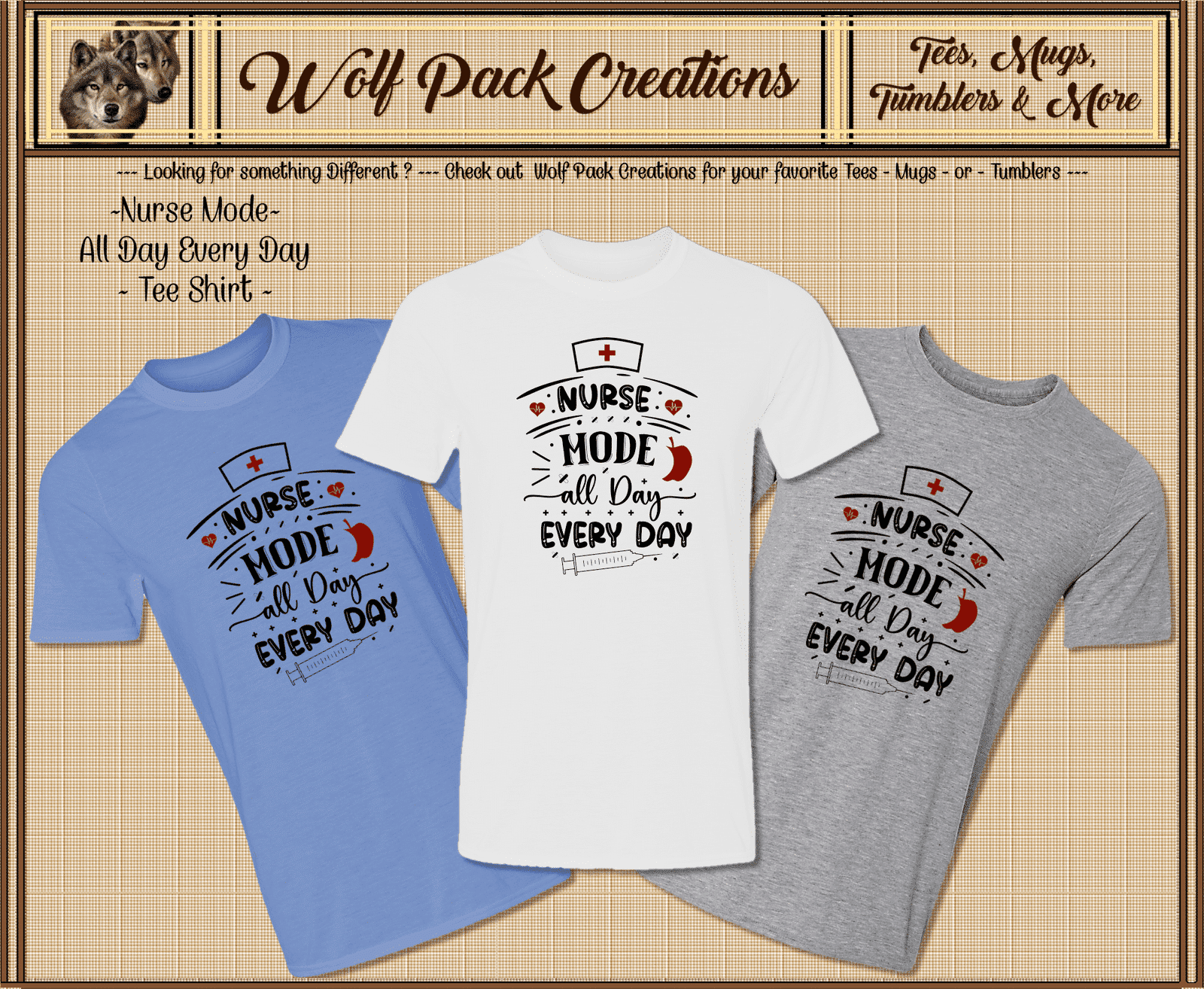 Nurse Mode All Day, Every Day Beautiful Short Sleeve T-Shirt