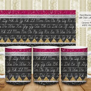 Chalkboard Design Ceramic Coffee Mug: A Perfect Gift for Teachers