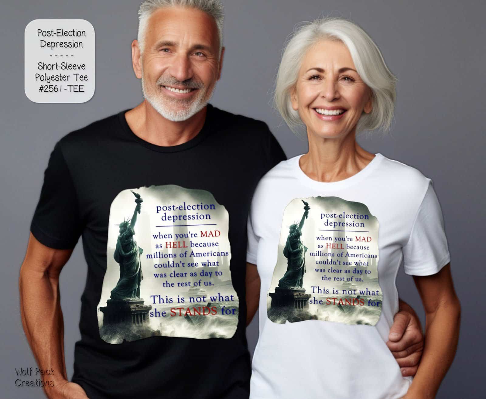 Unisex Polyester Short Sleeve Shirt: Make a Statement- Post Election