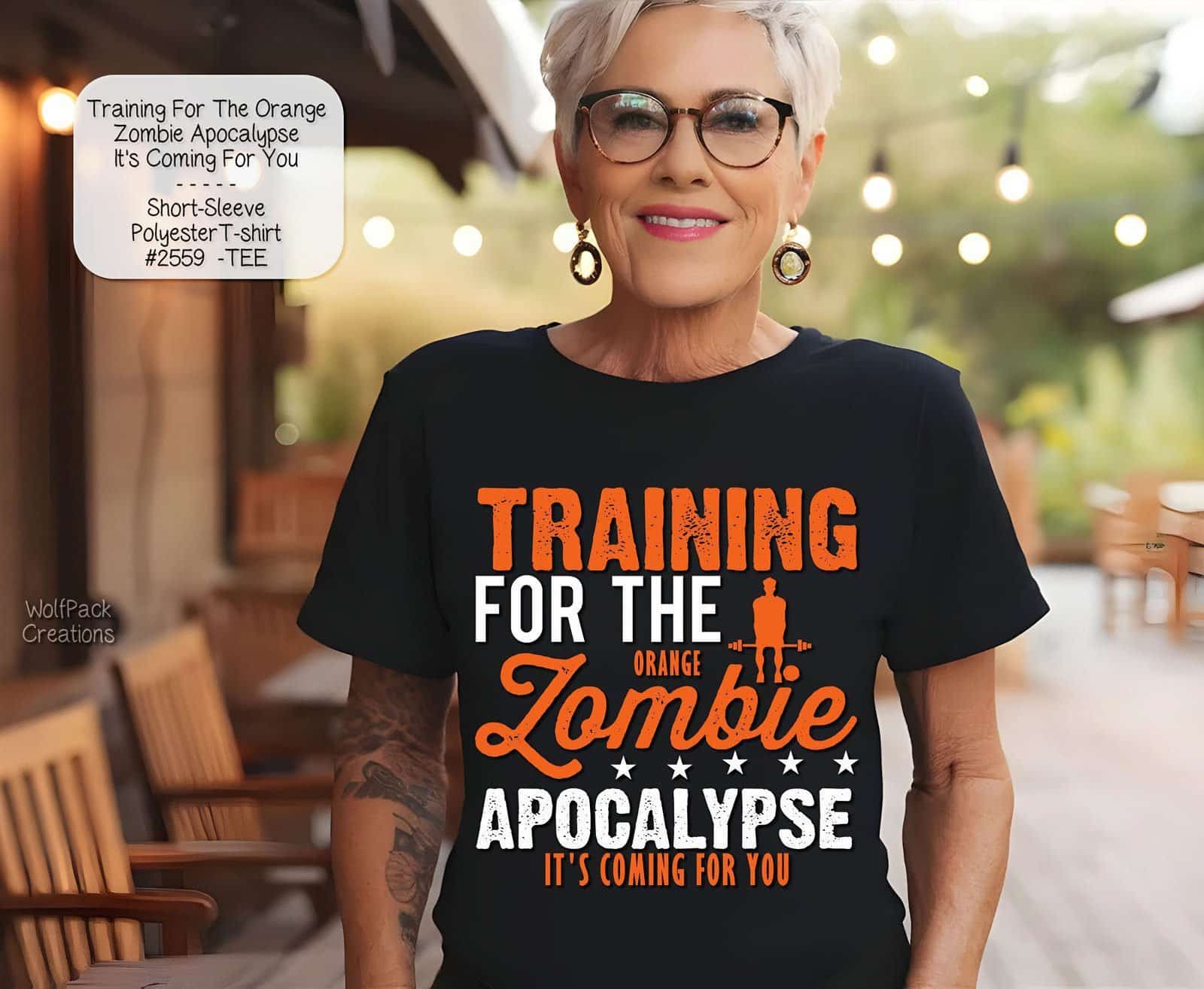 Bold Prepare for the Orange Zombie Apocalypse Shirt