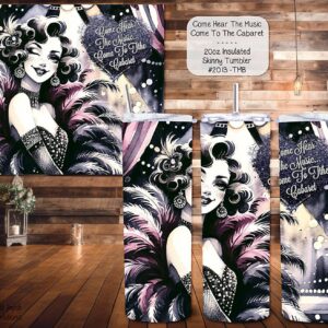 The Perfect 20-Ounce Stainless Steel Skinny Tumbler for Your Cabaret Needs