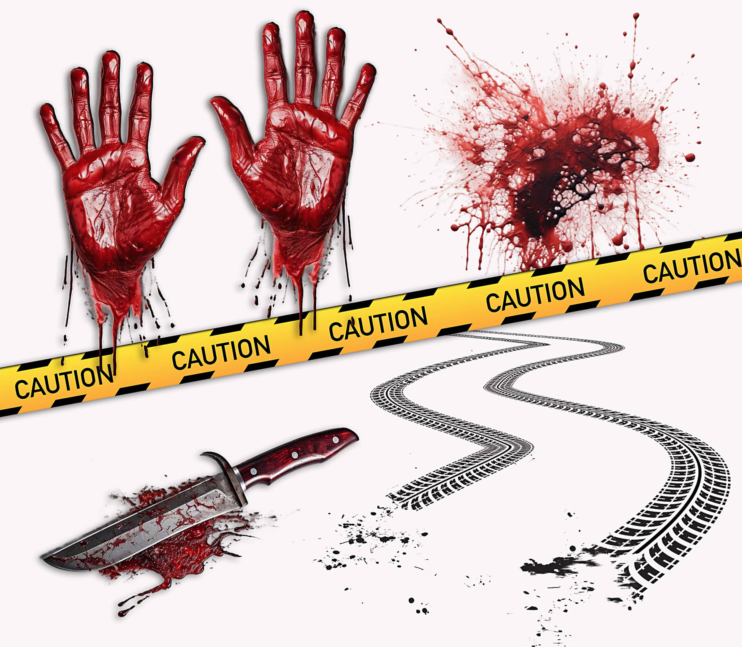 Depraved Crime Scene Tumbler