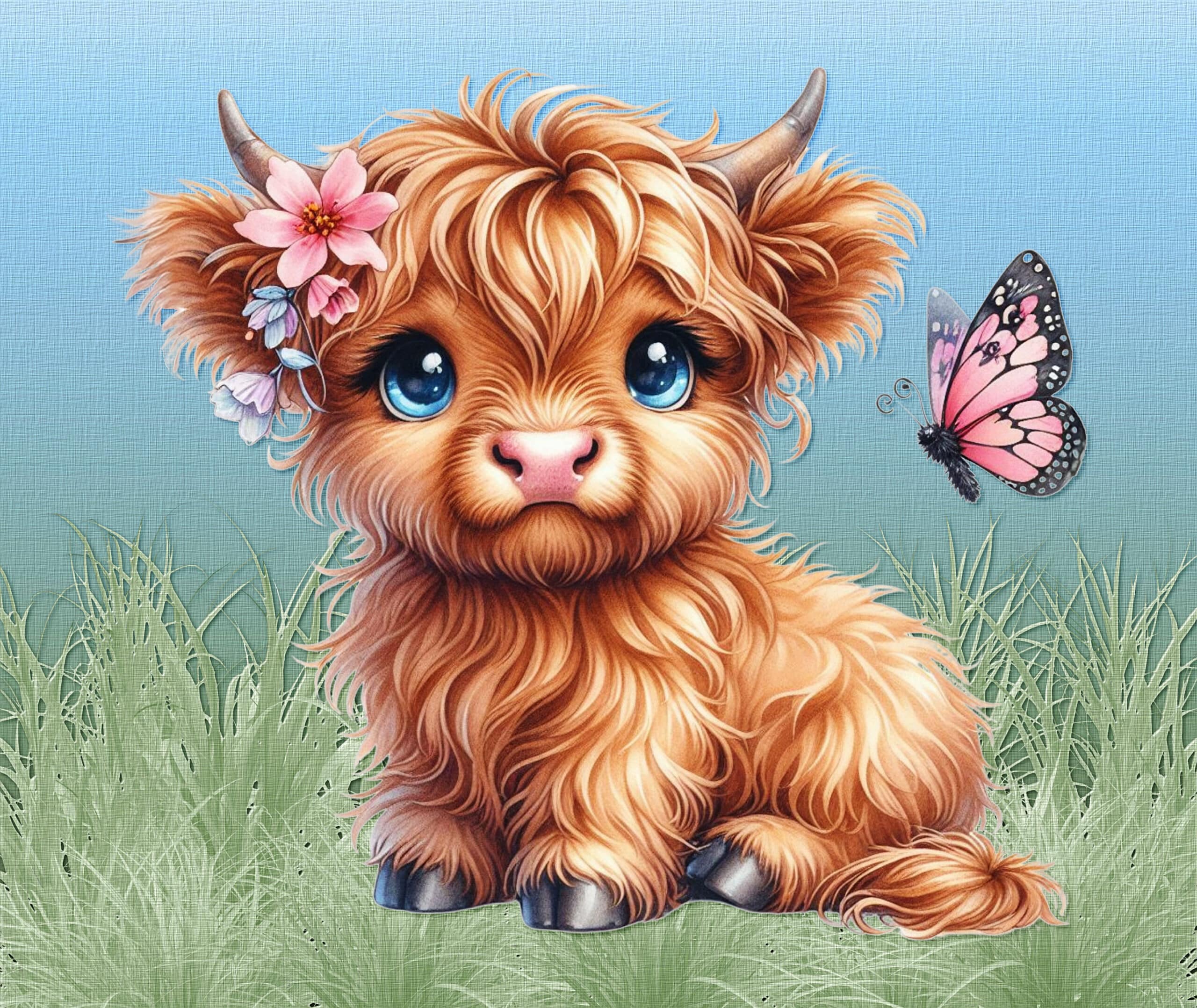Baby Highland Cow Mousepad