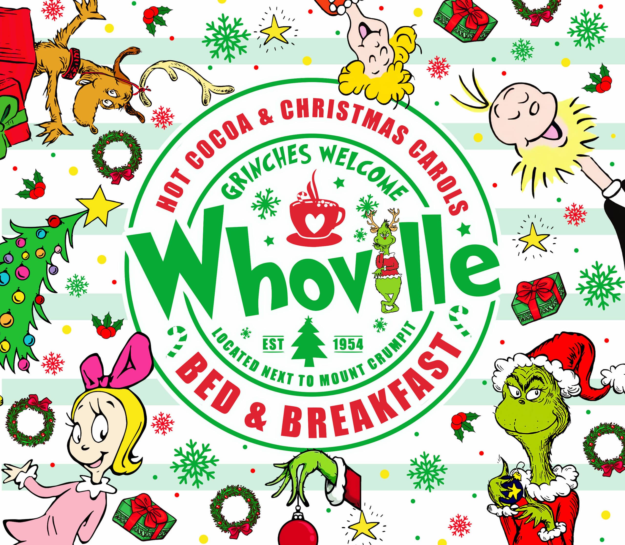 Beautiful Whoville Skinny Tumbler
