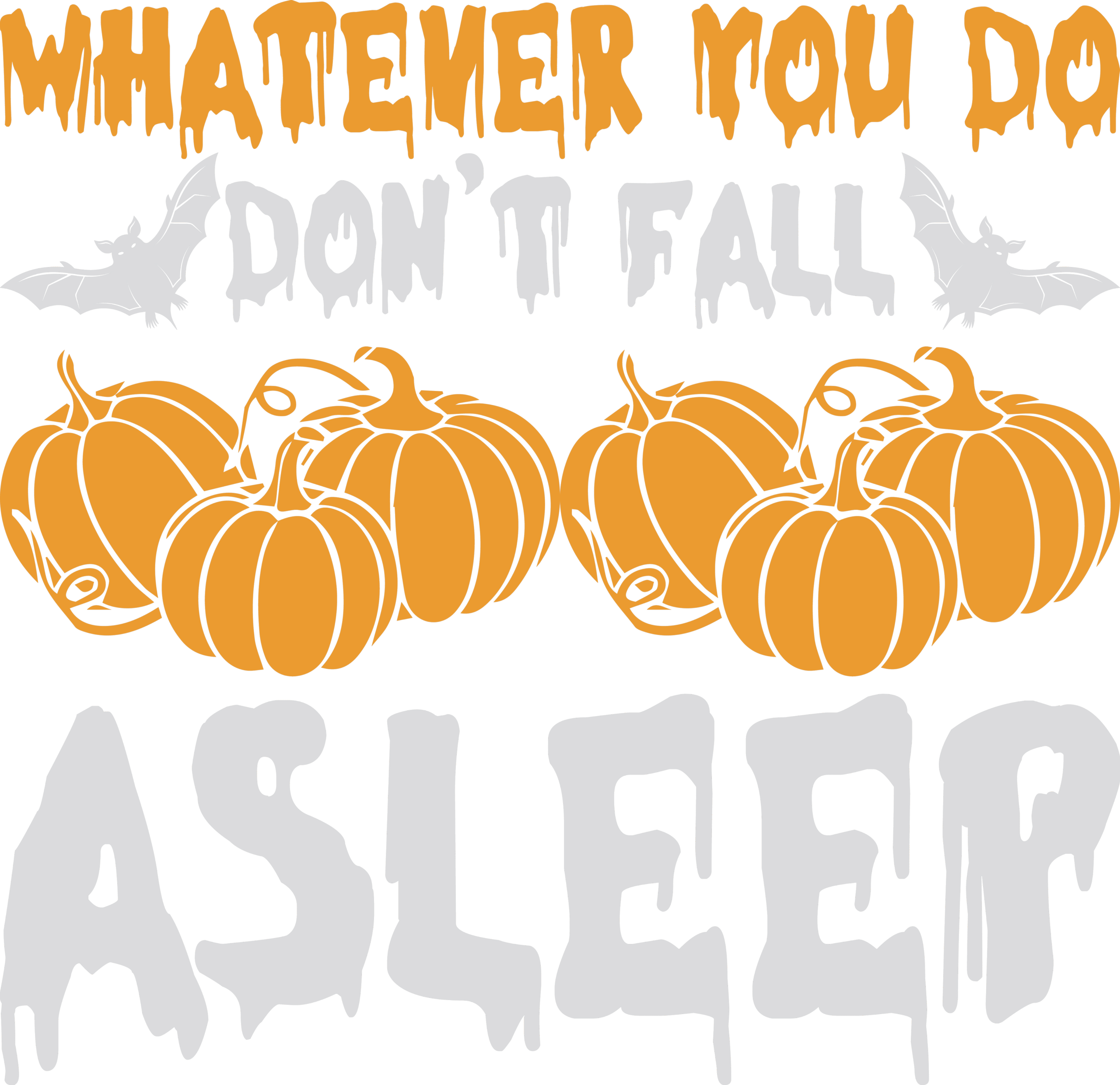 Spooky Don't Fall Asleep Shirt - Image 2