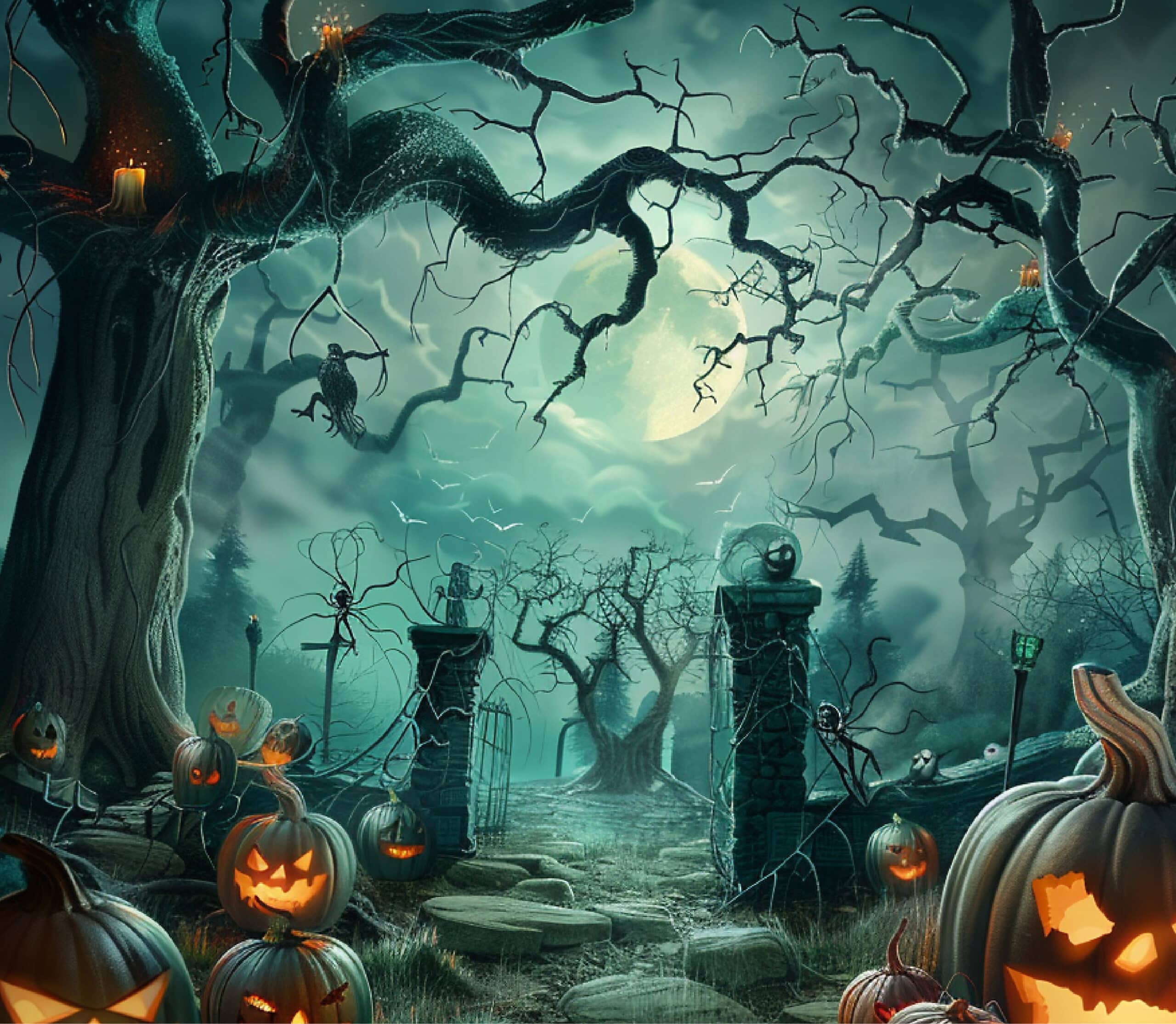 Spooky Cemetery Tumbler - Image 2