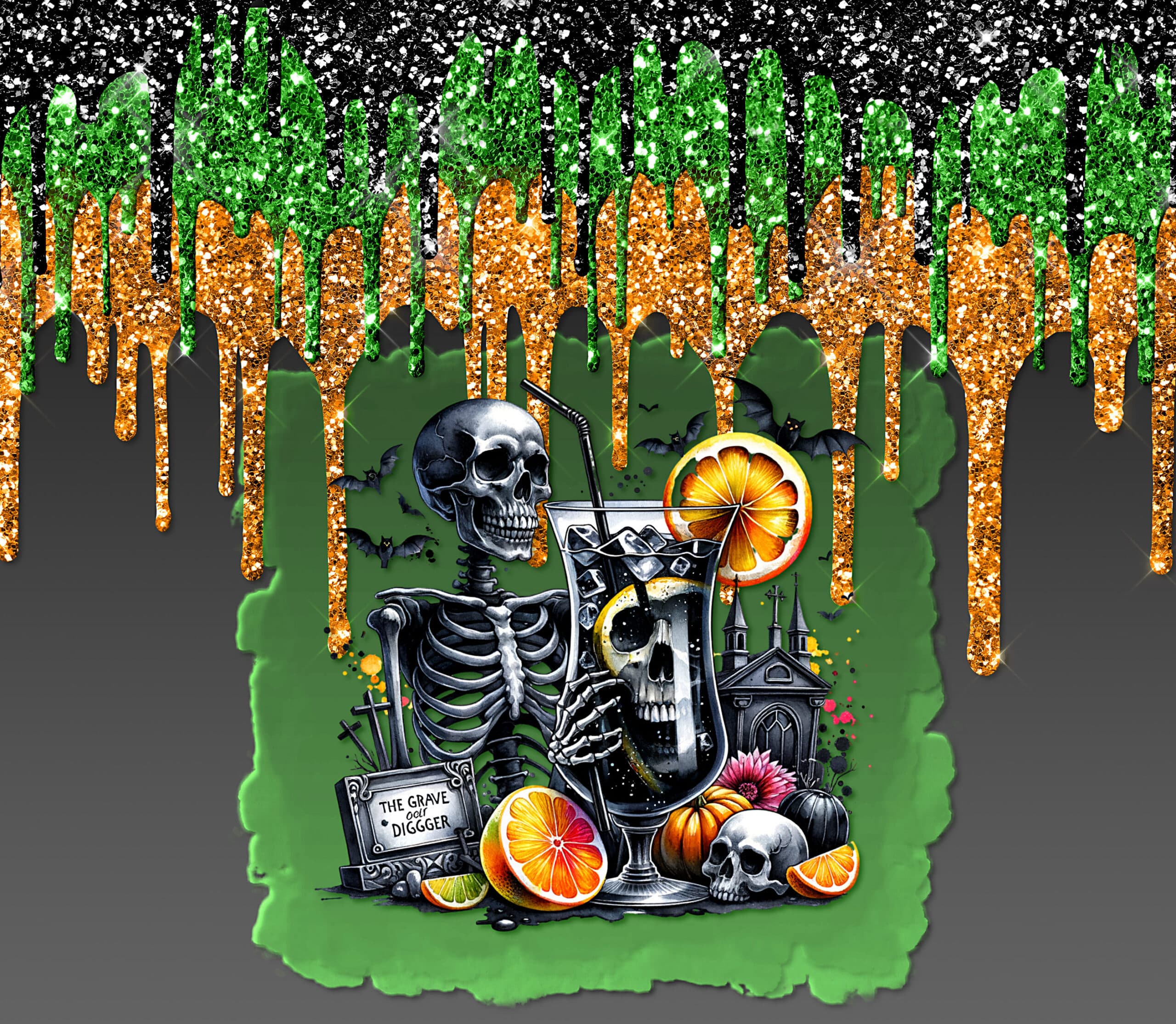 Gravedigger Skinny Tumbler - Image 2