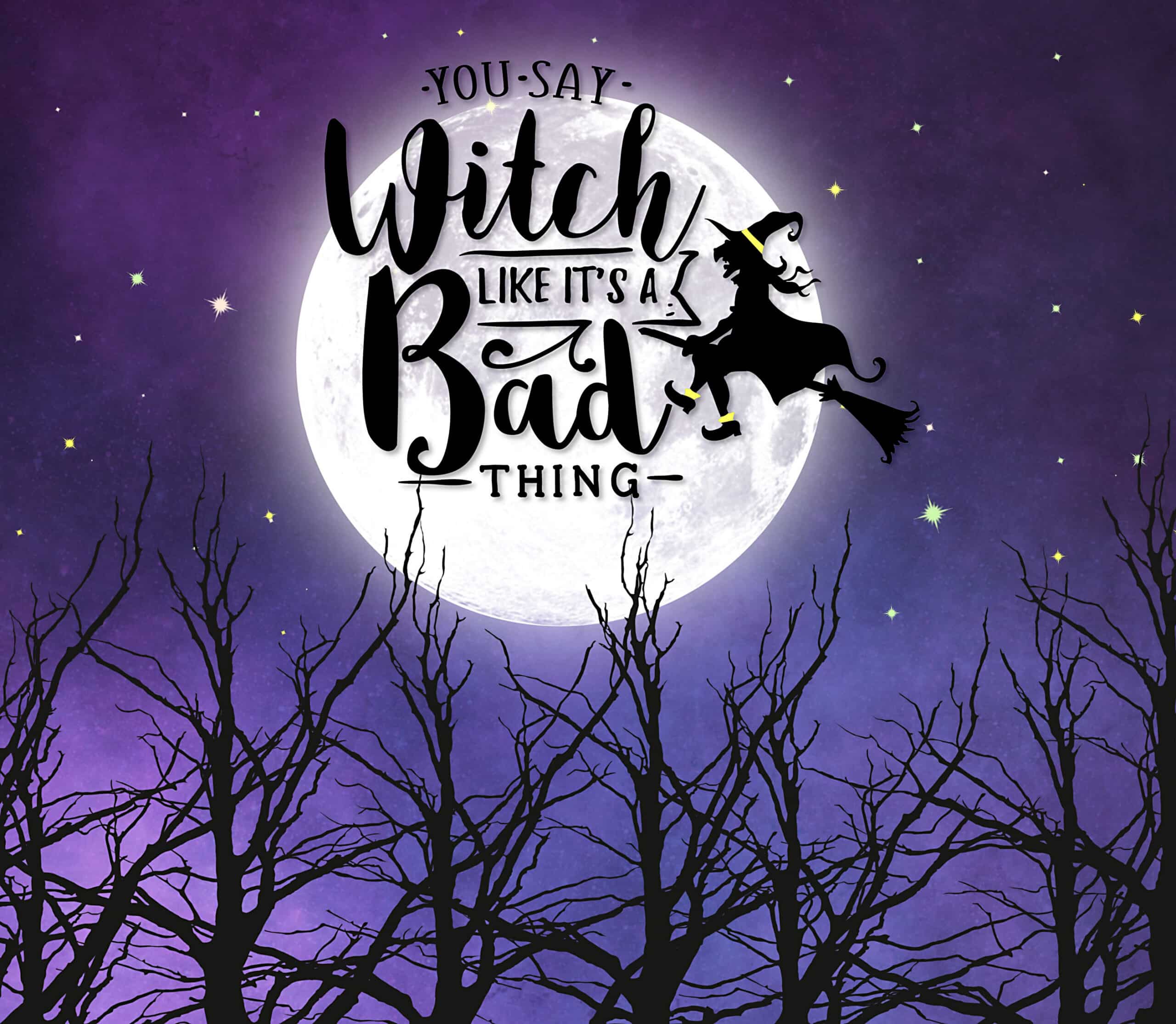 You Say Witch Skinny Tumbler