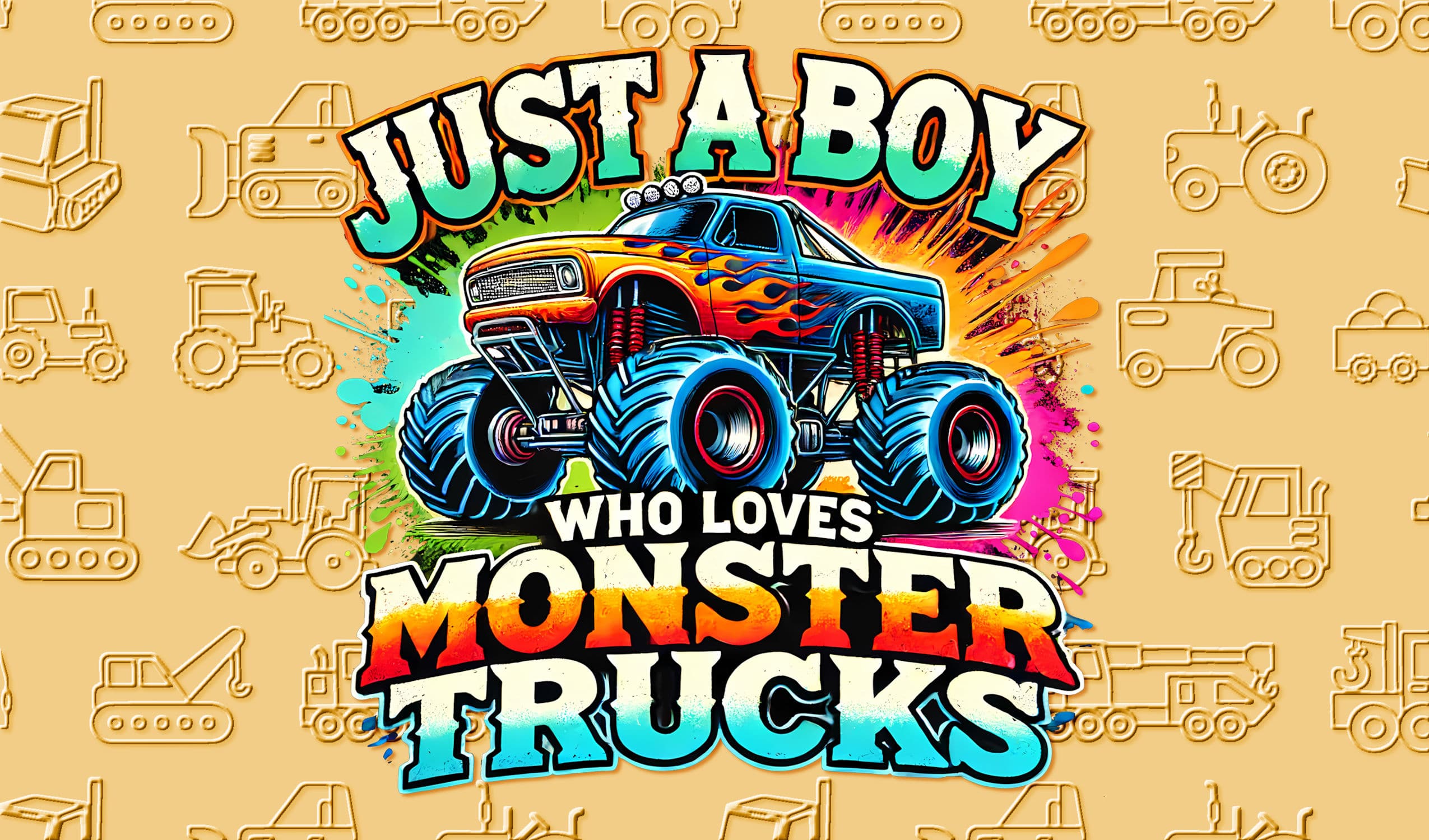 Monster Trucks Sippy Tumbler - Image 2