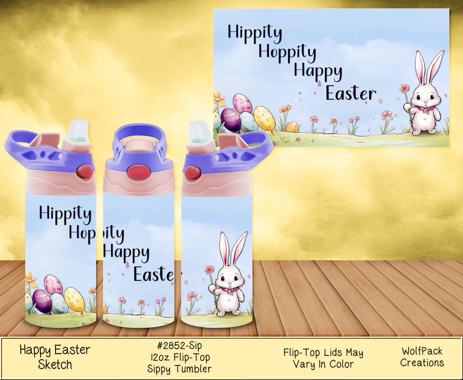 Easter Bunny Kids Tumbler