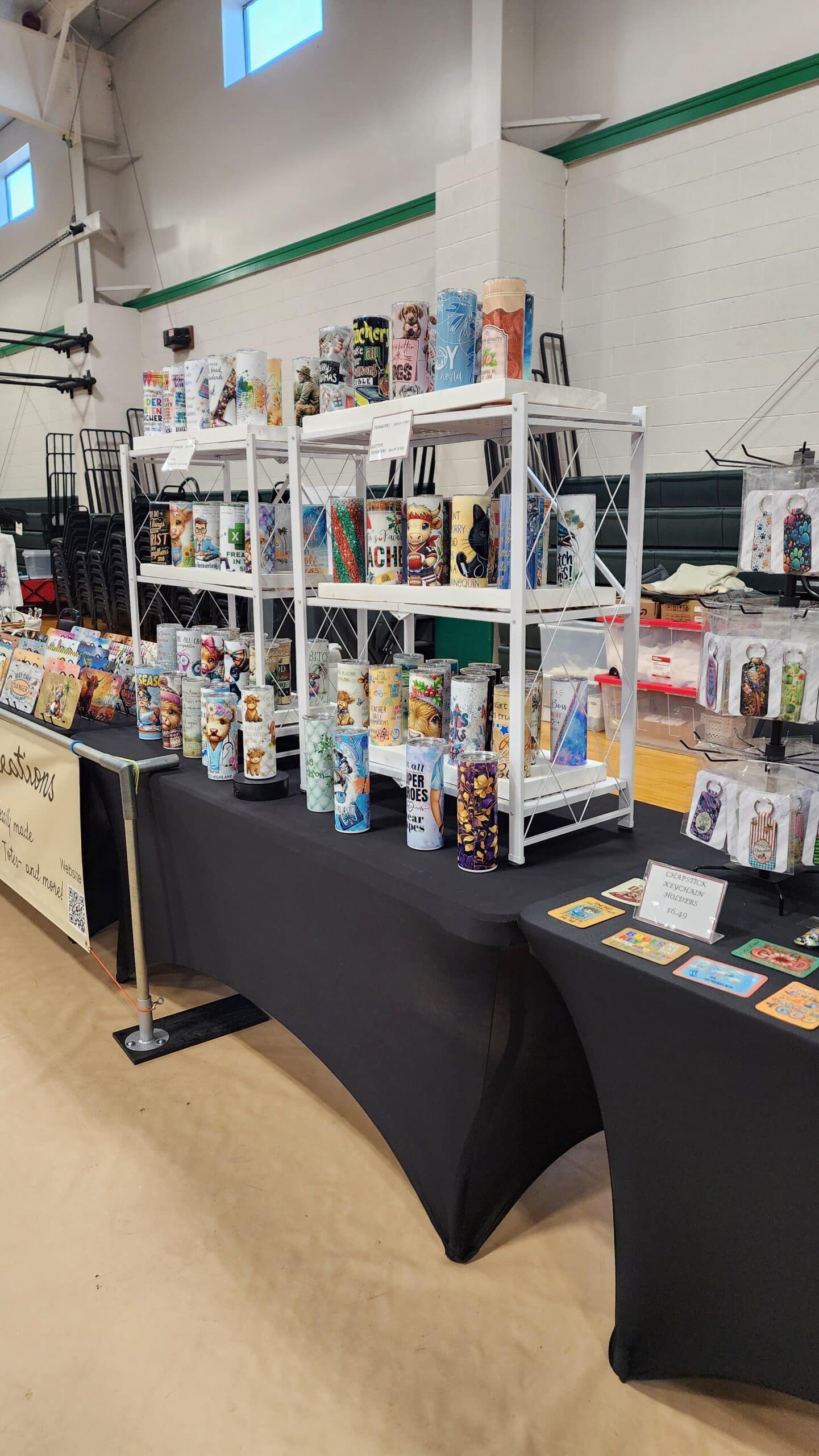 Wolf Pack Creations setup at Lehigh's Greenhouse