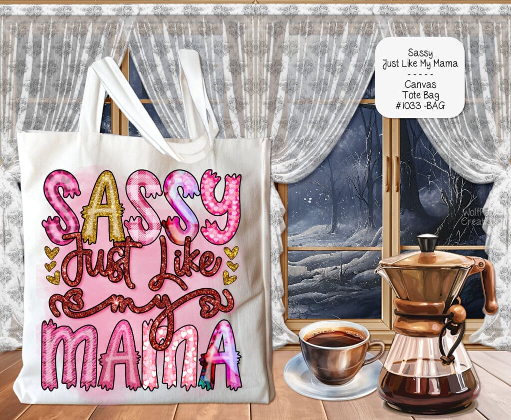 Sassy Like Mama Tote Bag