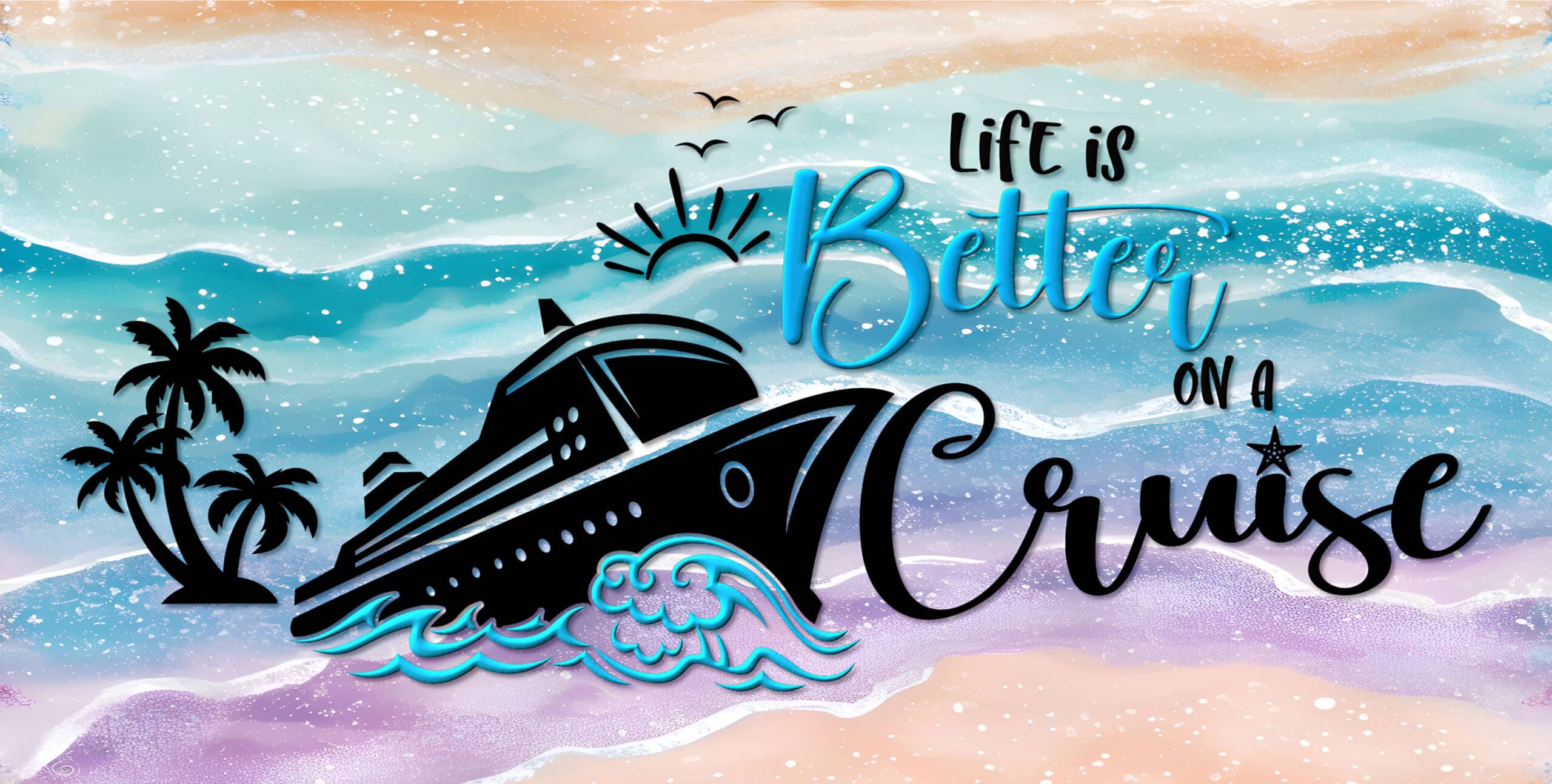 Life is Better on a Cruise License Plate