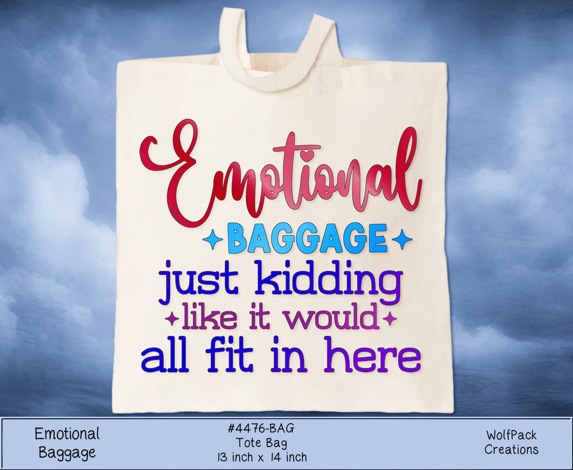 Emotional Baggage Tote Bag