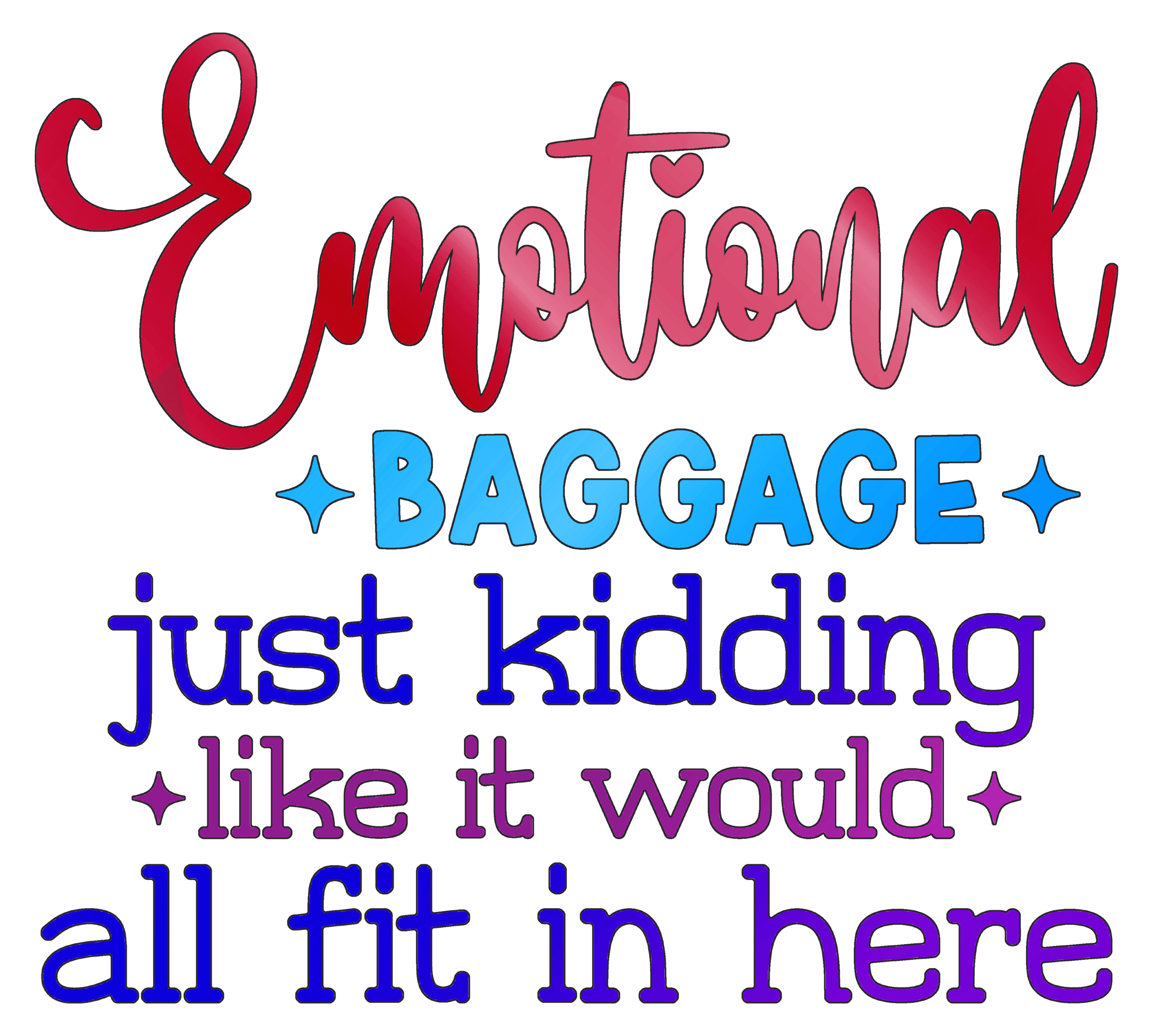 Emotional Baggage Tote Bag