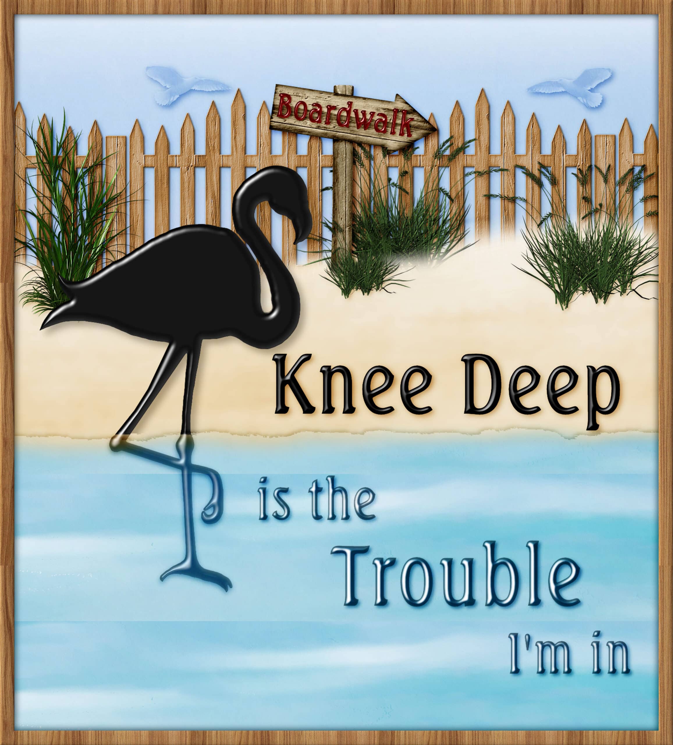 Knee Deep Tote Bag