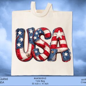 Tote Bag Celebrating USA