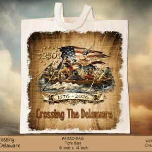 Crossing the Delaware Tote Bag