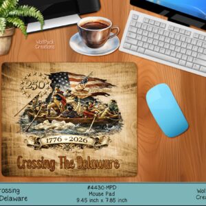Crossing the Delaware Mousepad