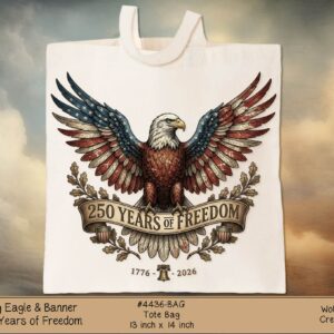 Freedom Eagle Tote Bag