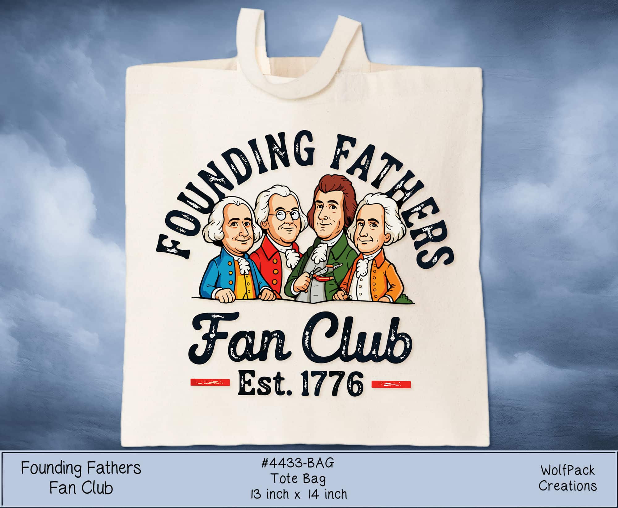 Founding Fathers Tote Bag