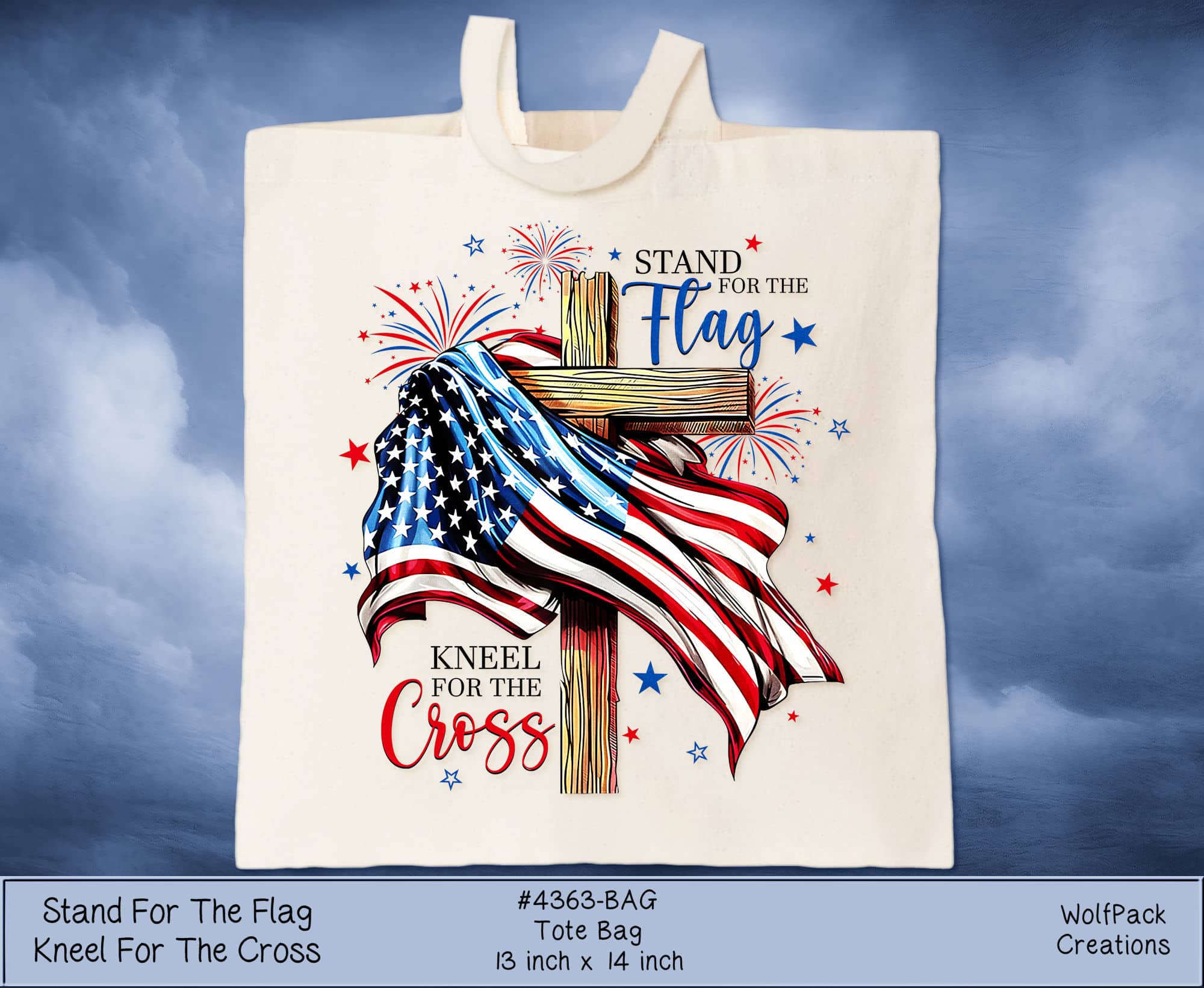 Stand For the Flag Tote Bag